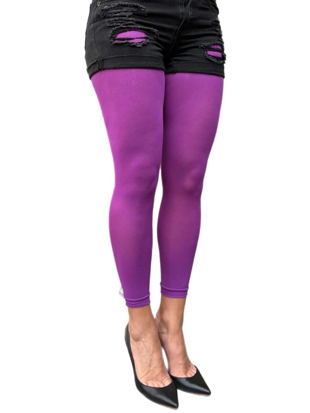 Violet Footless Tights